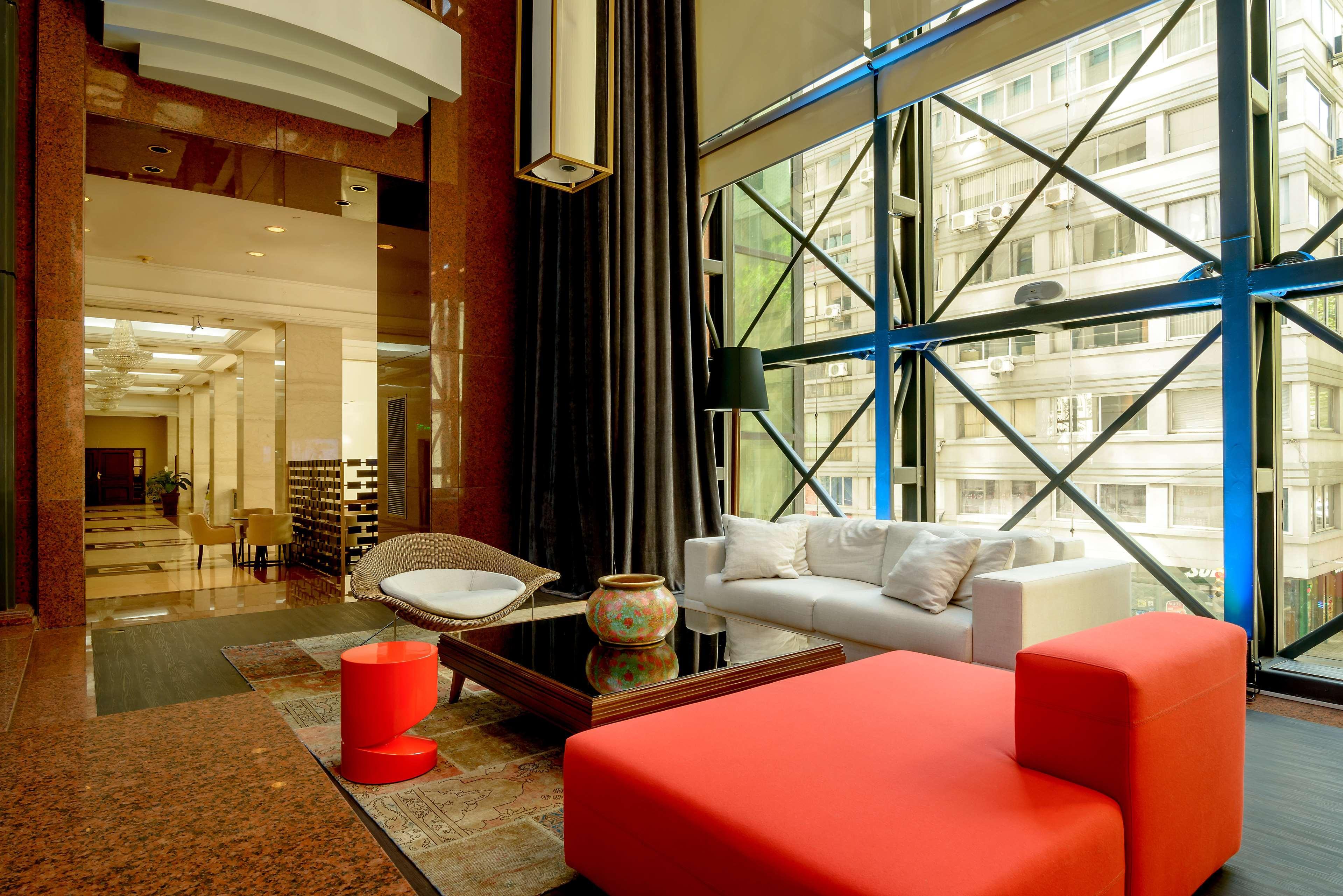 Radisson Montevideo Victoria Plaza Hotel Exteriér fotografie Lobby